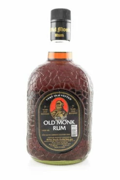 Old Monk Rum 7 Jahre Very Old Vatted 42,8%vol. 1,0l - Beschädigte Etiketten