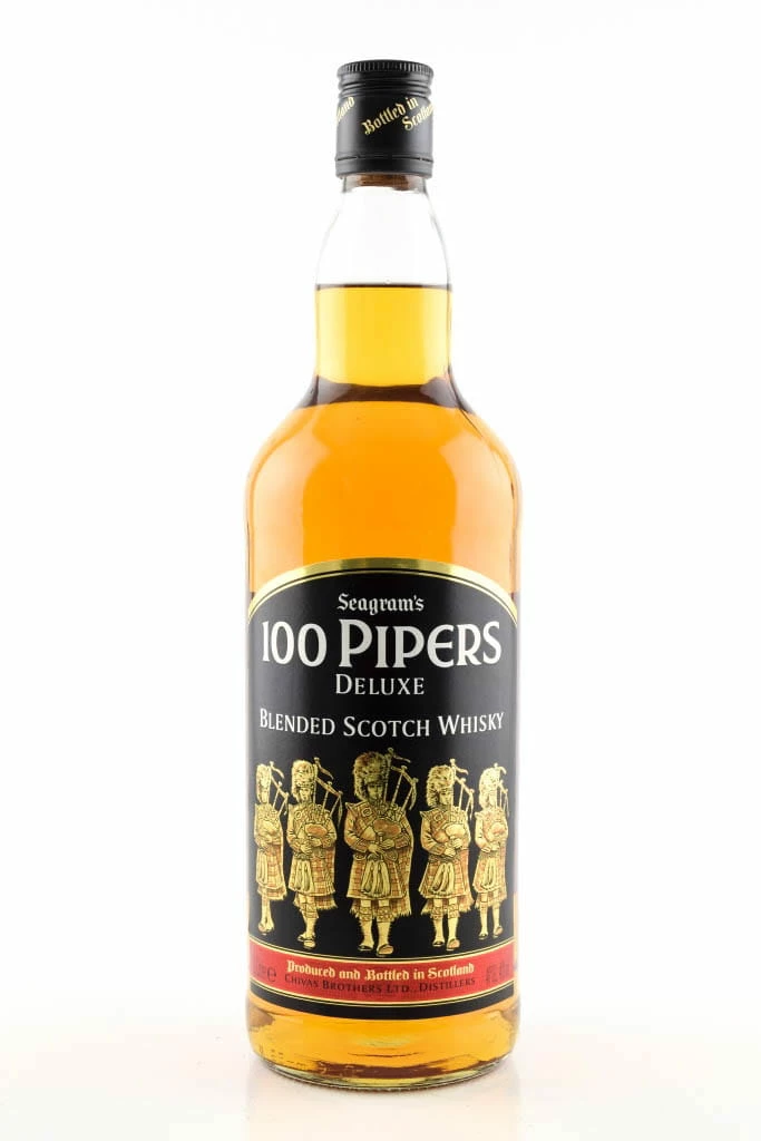 Seagram's 100 Pipers Deluxe 40%vol. 1,0l 3 Seagram's 100 Pipers Deluxe 40%vol. 1,0l