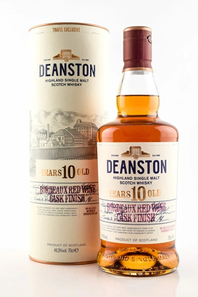 Deanston 10 Jahre Bordeaux Red Wine Cask Finish 46,3%vol. 0,7l 3 Deanston 10 Jahre Bordeaux Red Wine Cask Finish 46,3%vol. 0,7l