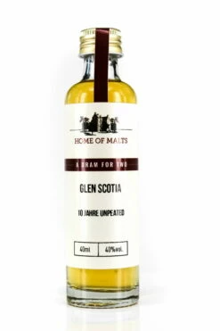 Glen Scotia 10 Jahre Unpeated 40%vol. Sample 0,04l