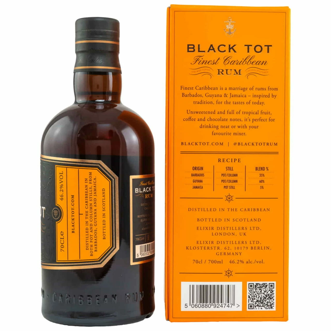 Black Tot Rum 46,2%vol. 0,7l - In Geschenkpackung 5 Black Tot Rum 46,2%vol. 0,7l - In Geschenkpackung – Bild 3