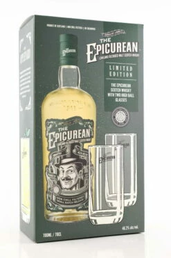 The Epicurean Lowland Blended Malt Douglas Laing 46,2%vol. 0,7l - Mit 2 Gläsern