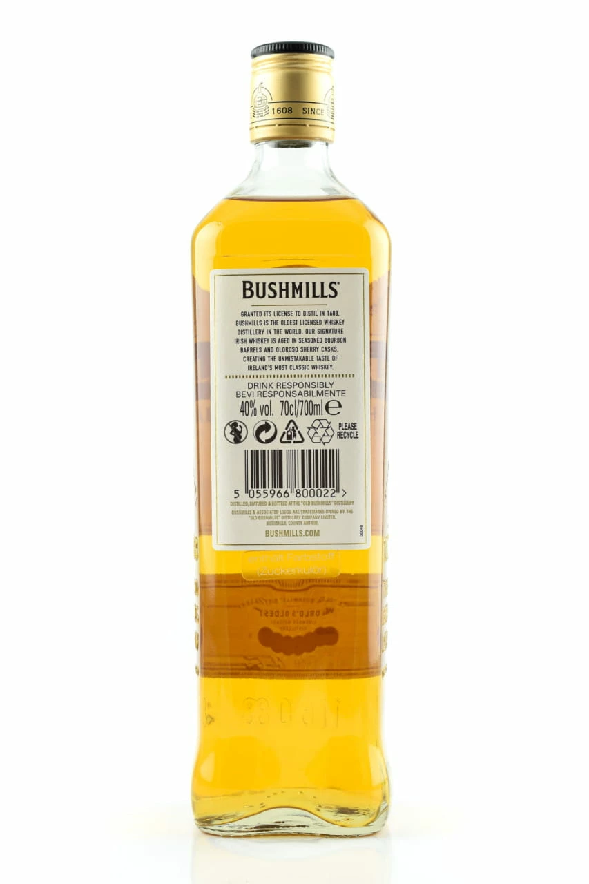 Bushmills Original - White Label 40%vol. 0,7l 4 Bushmills Original - White Label 40%vol. 0,7l – Bild 2