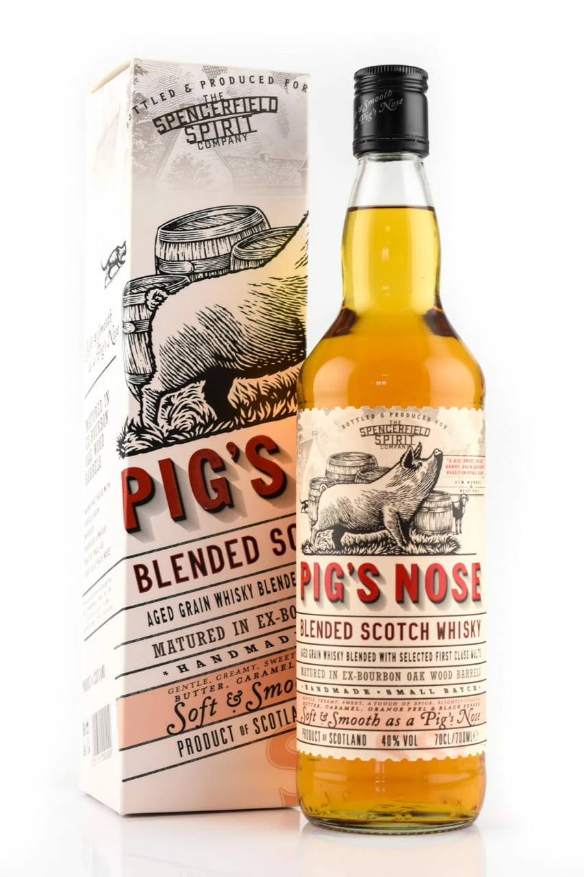 Pig's Nose Blended Scotch Whisky 40%vol. 0,7l 3 Pig's Nose Blended Scotch Whisky 40%vol. 0,7l