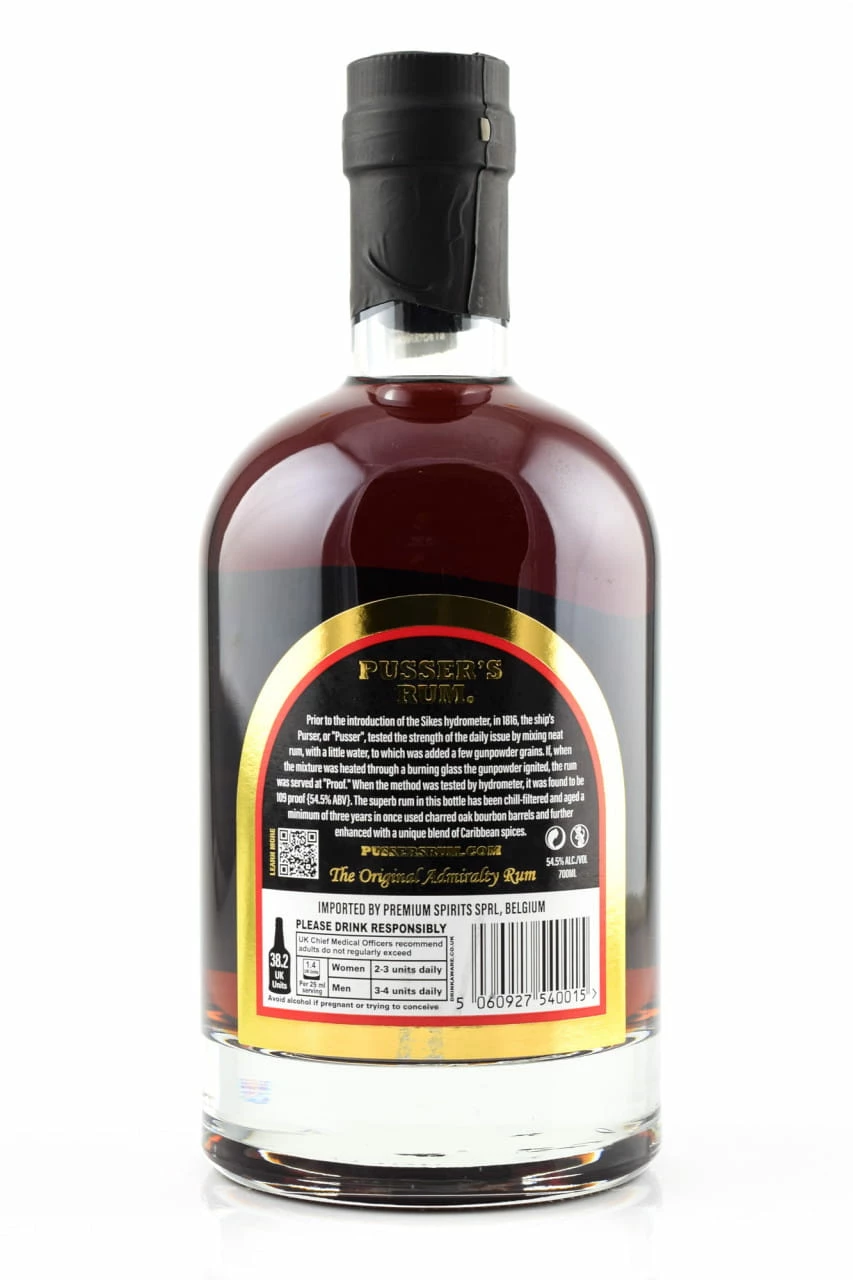 Pusser's Gunpowder Proof Spiced 54,5%vol. 0,7l 4 Pusser's Gunpowder Proof Spiced 54,5%vol. 0,7l – Bild 2