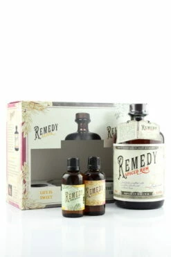 Remedy Spiced Rum 41,5%vol. 0,7l Mit 2 Miniaturen 0,05l