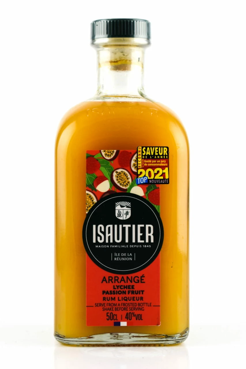 Isautier Arrangé Lychee Passion Fruit Liqueur 40%vol. 0,5l 3 Isautier Arrangé Lychee Passion Fruit Liqueur 40%vol. 0,5l