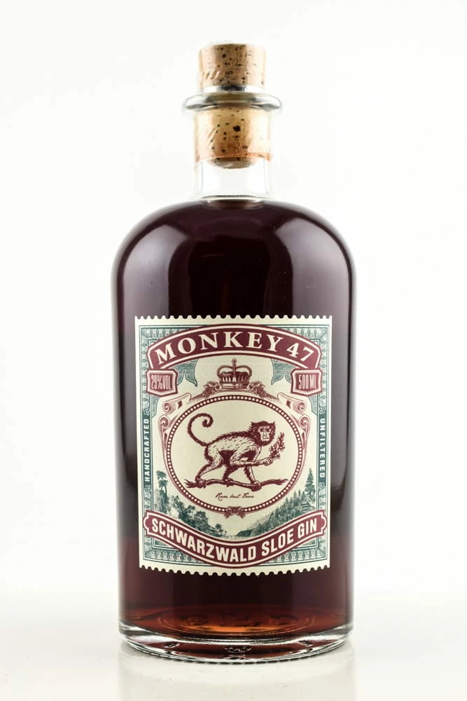Monkey 47 Schwarzwald Sloe Gin 29%vol. 0,5l 3 Monkey 47 Schwarzwald Sloe Gin 29%vol. 0,5l