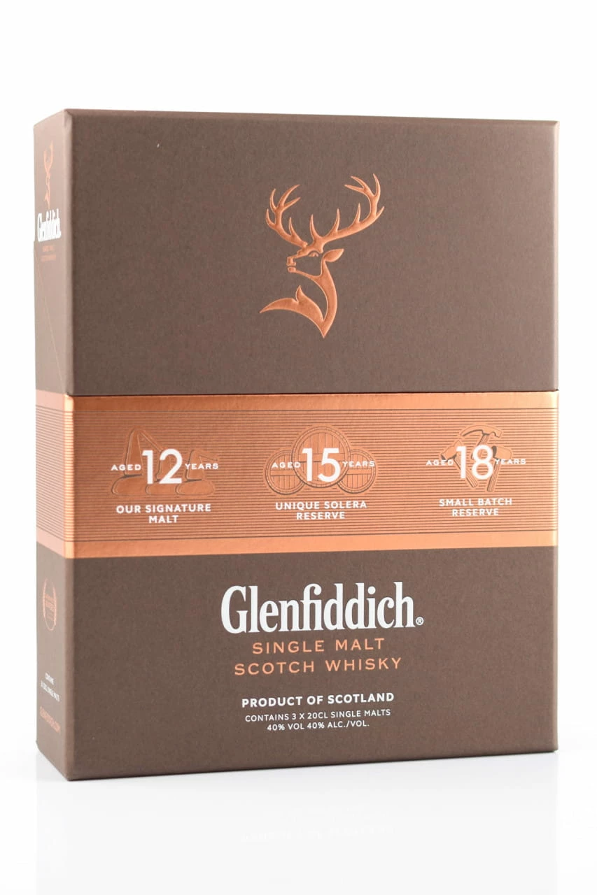 Glenfiddich 12/15/18 Jahre 40%vol. 3x 0,2l 5 Glenfiddich 12/15/18 Jahre 40%vol. 3x 0,2l – Bild 3