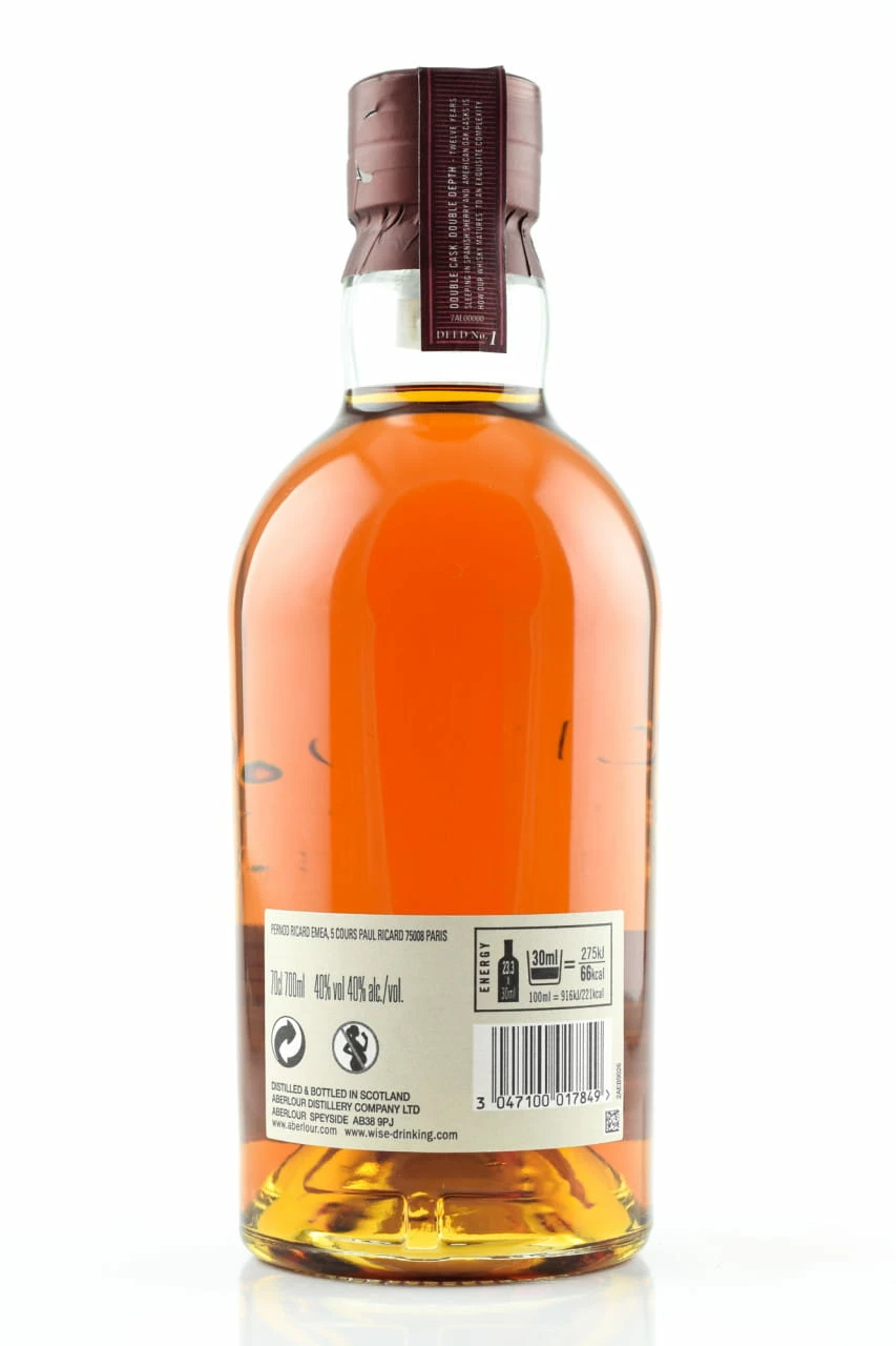 Aberlour 12 Jahre Double Cask Matured 40%vol. 0,7l 4 Aberlour 12 Jahre Double Cask Matured 40%vol. 0,7l – Bild 2