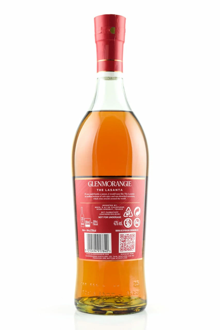 Glenmorangie 12 Jahre The Lasanta 43%vol. 0,7l 4 Glenmorangie 12 Jahre The Lasanta 43%vol. 0,7l – Bild 2