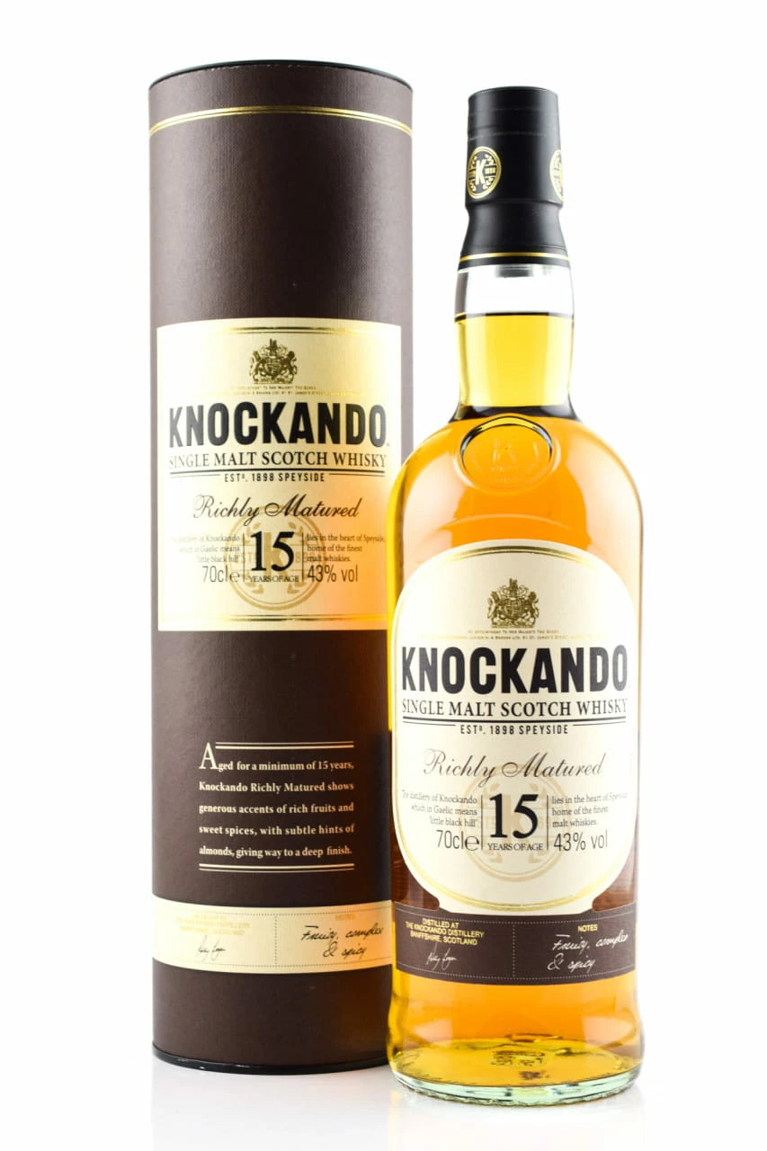 Knockando 15 Jahre 43%vol. 0,7l 3 Knockando 15 Jahre 43%vol. 0,7l