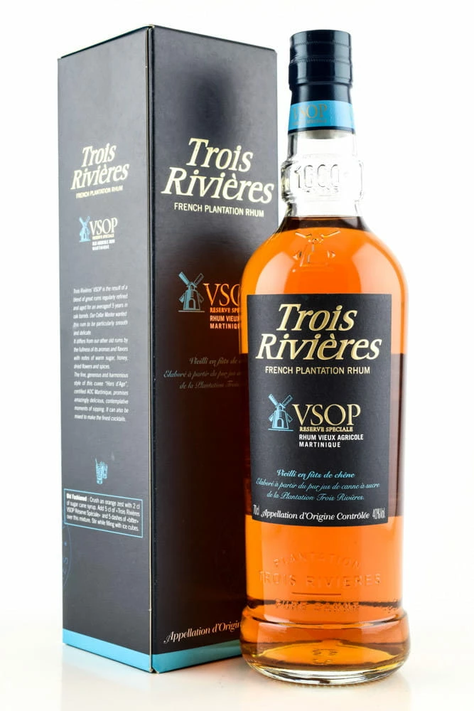 Trois Rivières VSOP 40%vol. 0,7l 3 Trois Rivières VSOP 40%vol. 0,7l