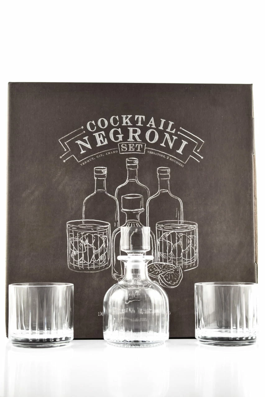 Cocktail Negroni Set 3x 0,2l Inkl. Gläser & Karaffe 6 Cocktail Negroni Set 3x 0,2l Inkl. Gläser & Karaffe – Bild 4