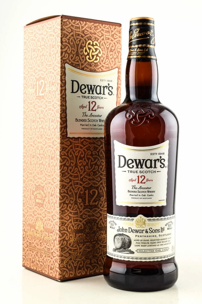 Dewar's 12 Jahre The Ancestor 40%vol. 1,0l 3 Dewar's 12 Jahre The Ancestor 40%vol. 1,0l