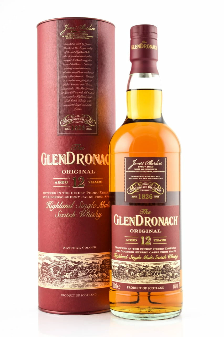 Glendronach 12 Jahre 43%vol. 0,7l 3 Glendronach 12 Jahre 43%vol. 0,7l