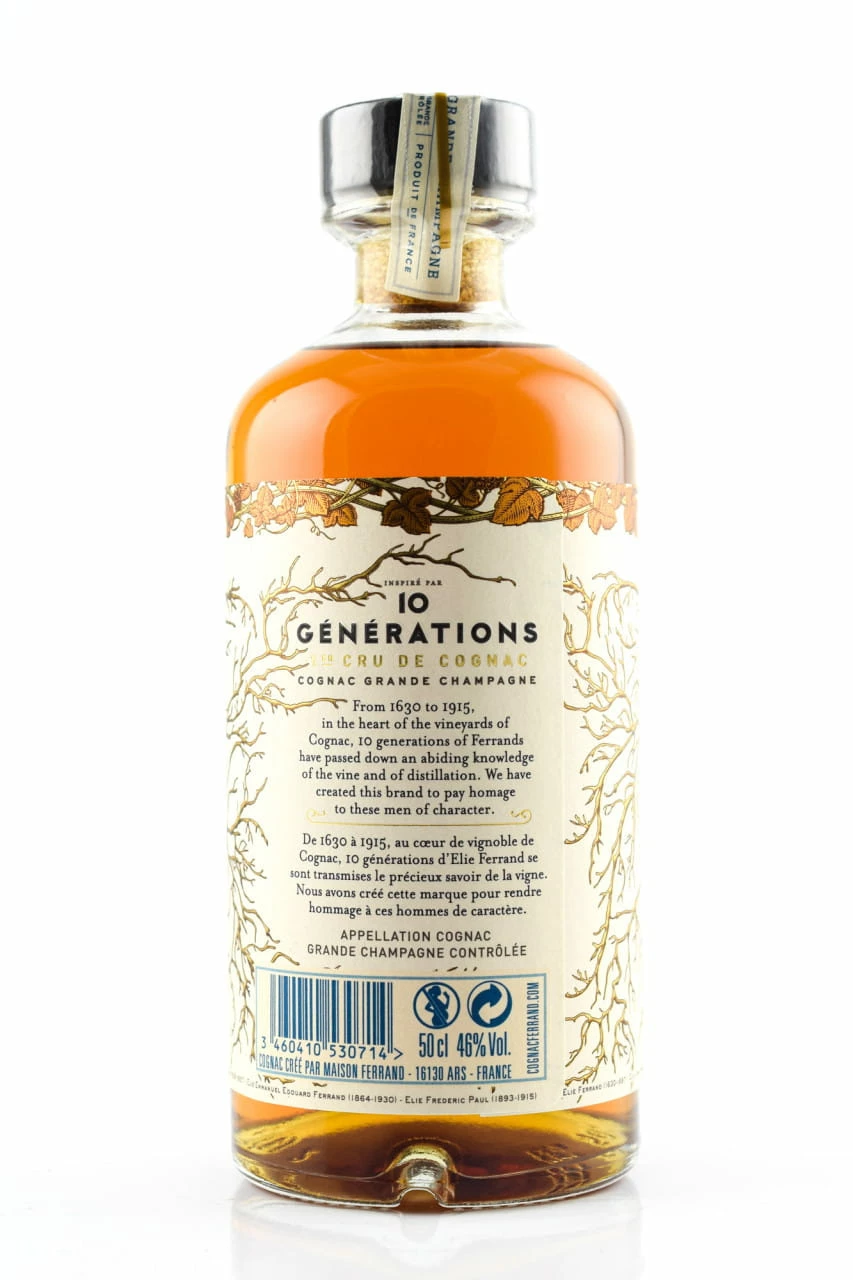 Ferrand 10 Générations 46%vol. 0,5l 4 Ferrand 10 Générations 46%vol. 0,5l – Bild 2