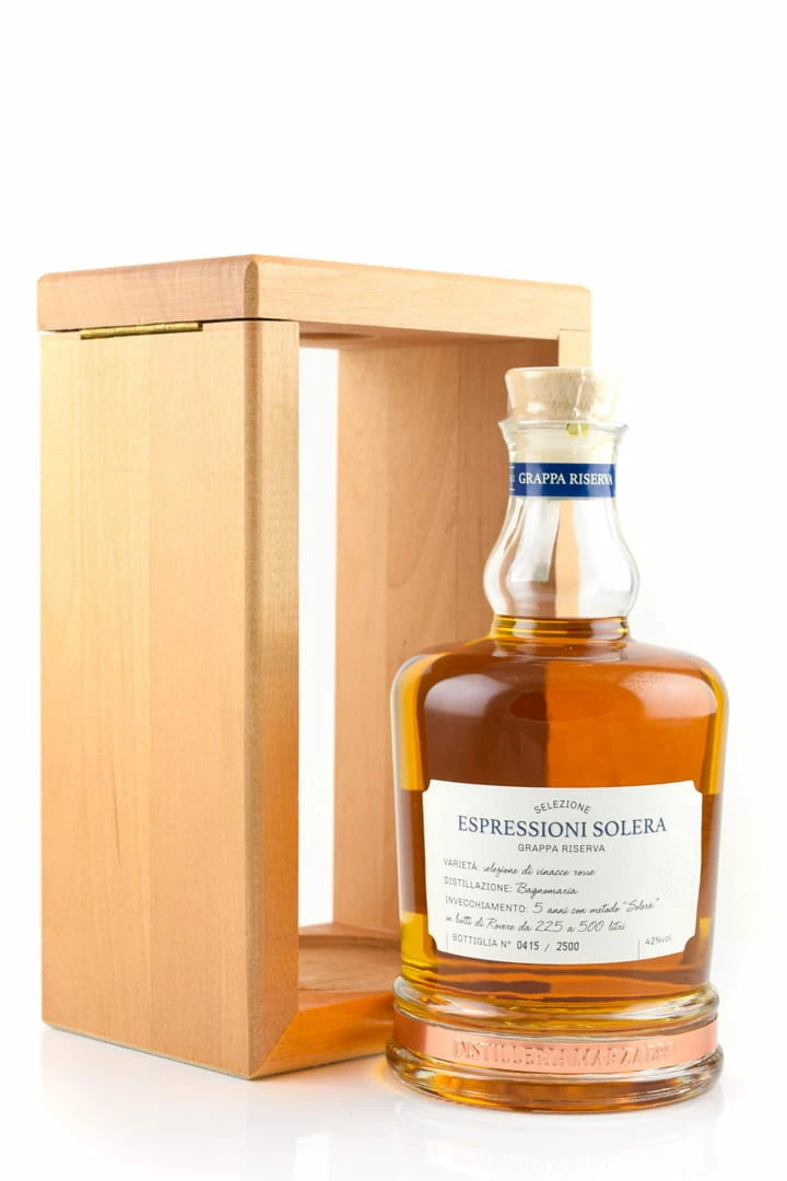 Espressioni Solera Grappa Riserva Marzadro 3 Espressioni Solera Grappa Riserva Marzadro