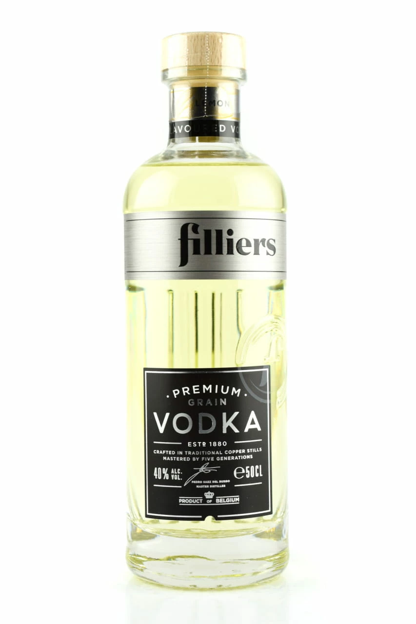 Filliers Premium Grain Vodka Lemon 40%vol. 0,5l 4 Filliers Premium Grain Vodka Lemon 40%vol. 0,5l – Bild 2