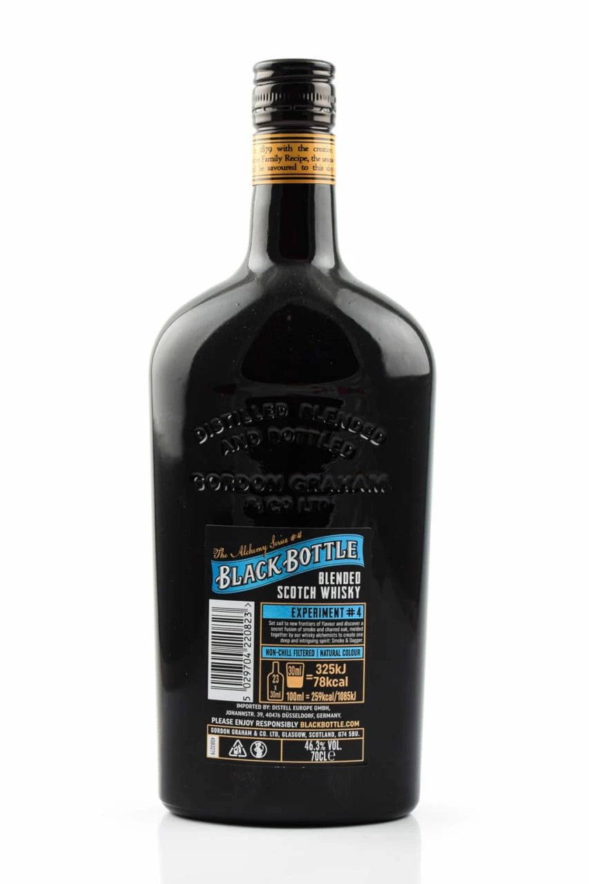 Black Bottle Smoke & Dagger 46,3%vol. 0,7l 4 Black Bottle Smoke & Dagger 46,3%vol. 0,7l – Bild 2