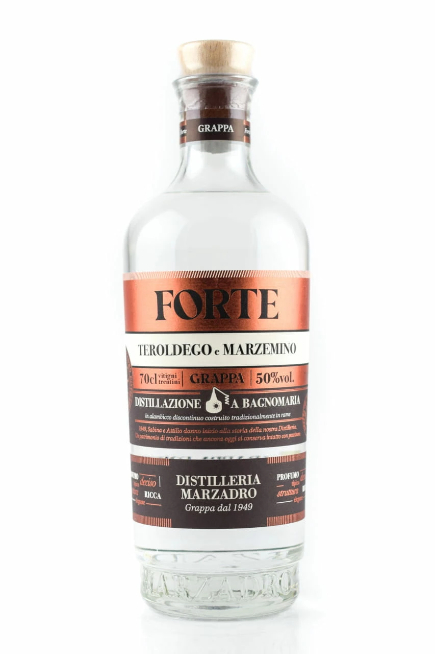 Marzadro Grappa Bivitigno Forte 50%vol. 0,7l 3 Marzadro Grappa Bivitigno Forte 50%vol. 0,7l