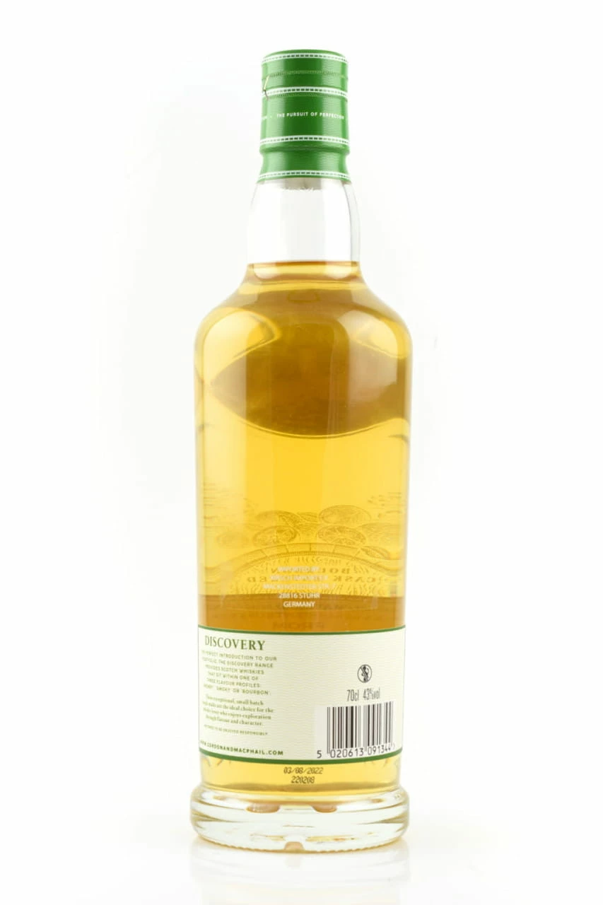 GlenAllachie 14 Jahre "Bourbon Cask Matured" Gordon & MacPhail Discovery 43%vol. 0,7l 4 GlenAllachie 14 Jahre "Bourbon Cask Matured" Gordon & MacPhail Discovery 43%vol. 0,7l – Bild 2