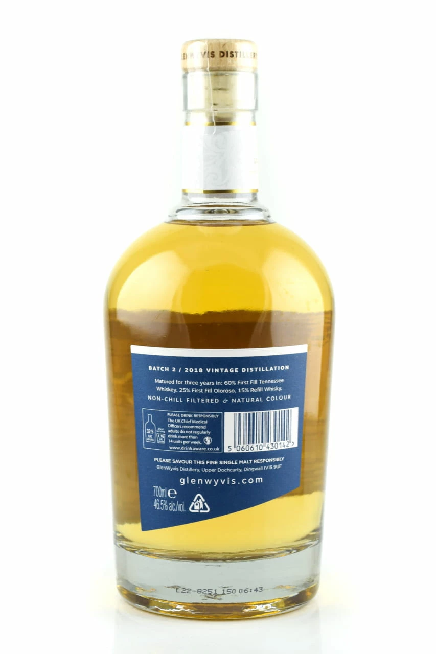 GlenWyvis Vintage 2018 Batch #2 46,5%vol. 0,7l 5 GlenWyvis Vintage 2018 Batch #2 46,5%vol. 0,7l – Bild 3