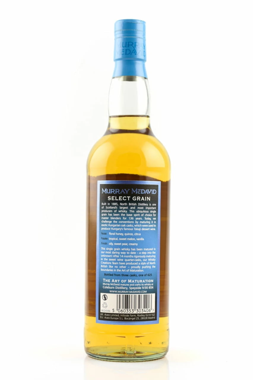 North British 13 Jahre "Select Grain" Murray McDavid 50%vol. 0,7l 4 North British 13 Jahre "Select Grain" Murray McDavid 50%vol. 0,7l – Bild 2