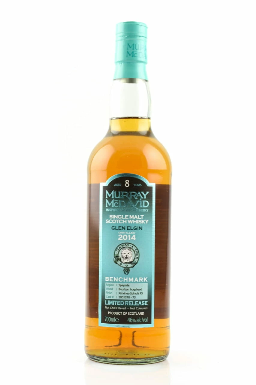 Glen Elgin 8 Jahre "Benchmark" Murray McDavid 46%vol. 0,7l 3 Glen Elgin 8 Jahre "Benchmark" Murray McDavid 46%vol. 0,7l