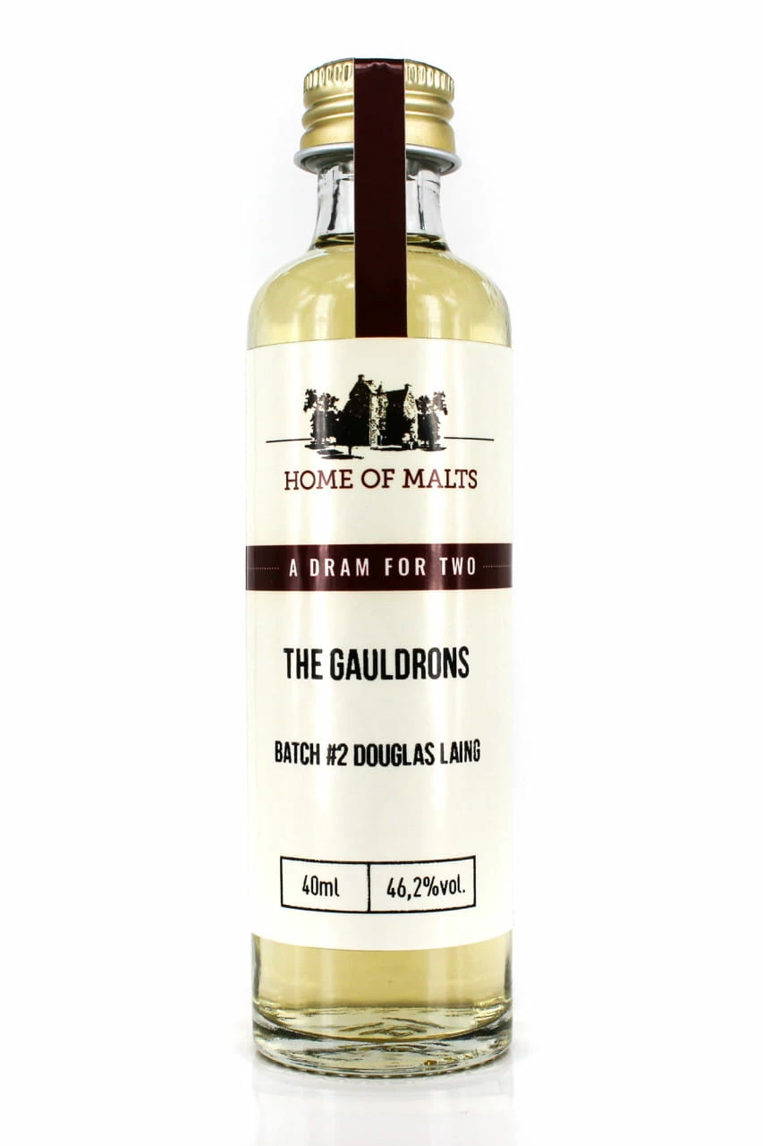 The Gauldrons Batch #2 Douglas Laing 46,2%vol. Sample 0,04l 3 The Gauldrons Batch #2 Douglas Laing 46,2%vol. Sample 0,04l