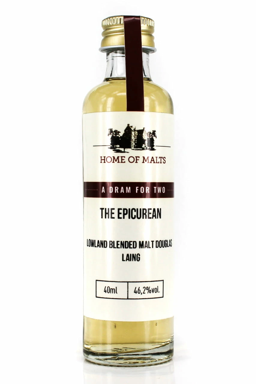 The Epicurean Lowland Blended Malt Douglas Laing 46,2%vol. Sample 0,04l 3 The Epicurean Lowland Blended Malt Douglas Laing 46,2%vol. Sample 0,04l