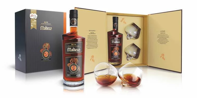 Malteco 25 Jahre 40%vol. 0,7l Mit Zwei Gläsern 4 Malteco 25 Jahre 40%vol. 0,7l Mit Zwei Gläsern – Bild 2